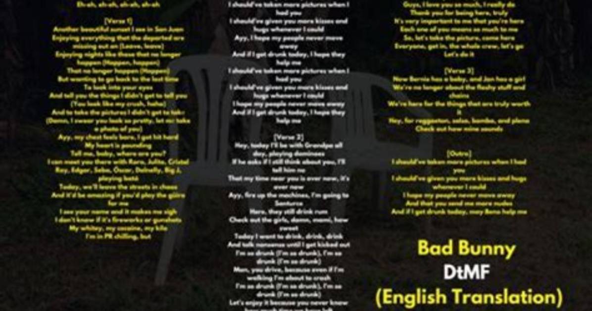 What Does ‘Popola’ Meaning in Bad Bunny’s Efecto? Songs Lyrics in English Translation