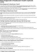 What Happened to My Roadrunner Email
