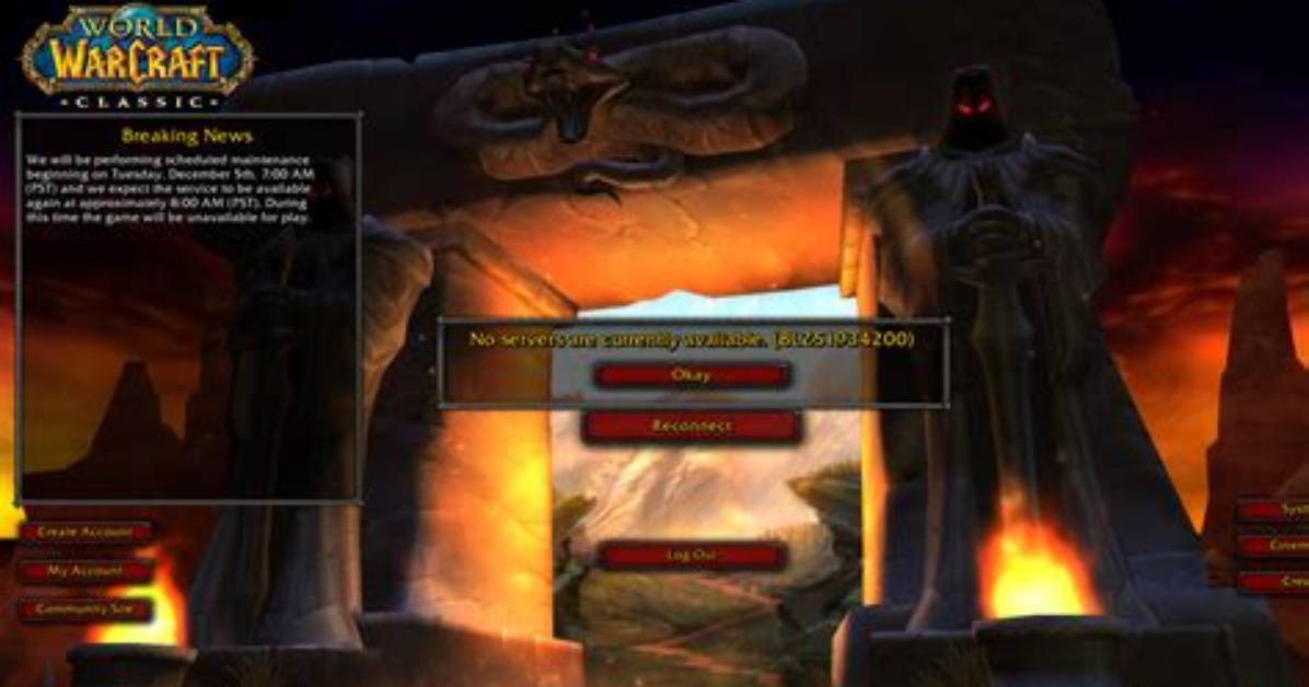 What Is Wow Blz51934200 Error Code? Wow Server Status and Why It Is Not Available?