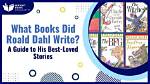 Where Did Dahl Write His Stories