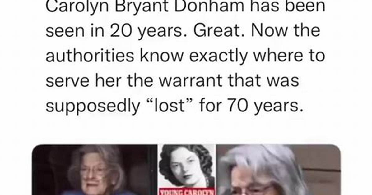 Where Is Carolyn Bryant Donham Today? Her Kids and Husband- Emmett Till Accuser Is Still Alive