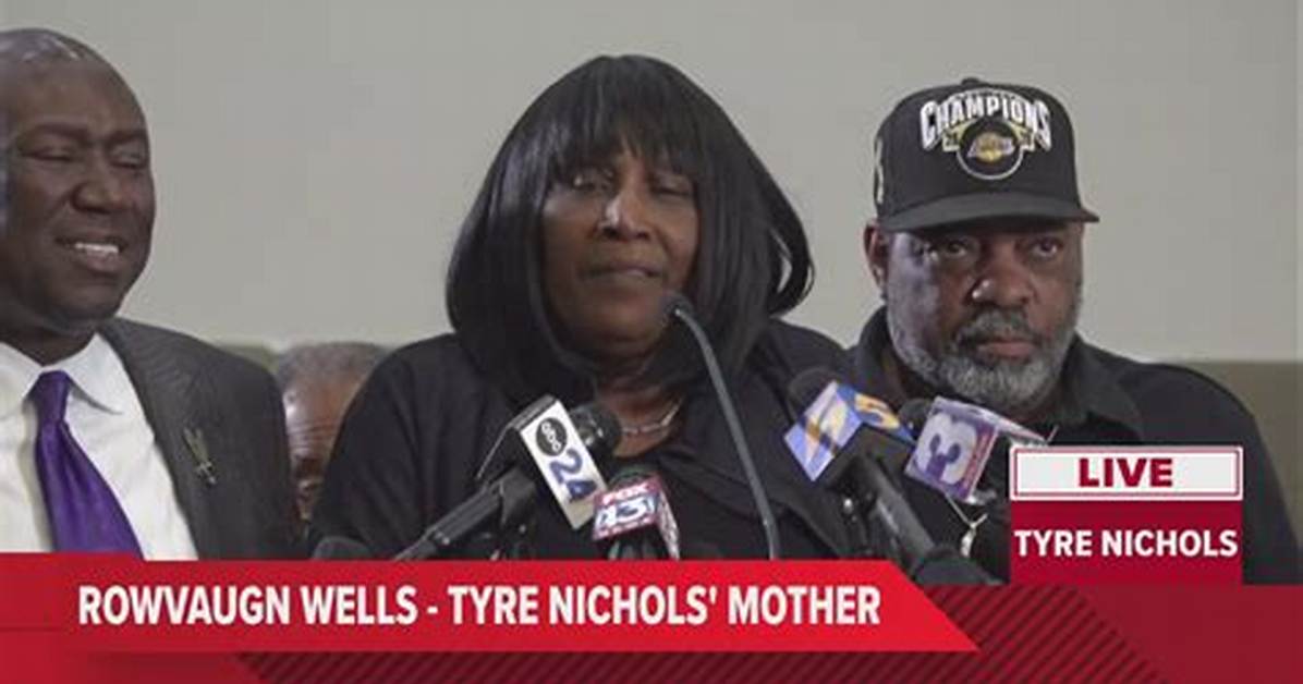 Who Are Tyre Nichols Parents? Mother Rowvaughn Wells and Father Rodney Rowvaughn Wells