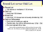 Who Handles Odd Lot Transactions
