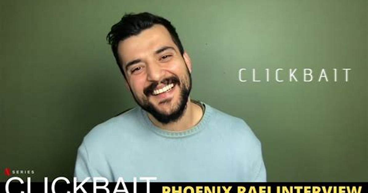 Who Is Phoenix Raei? Meet the Clickbait Actor on Instagram