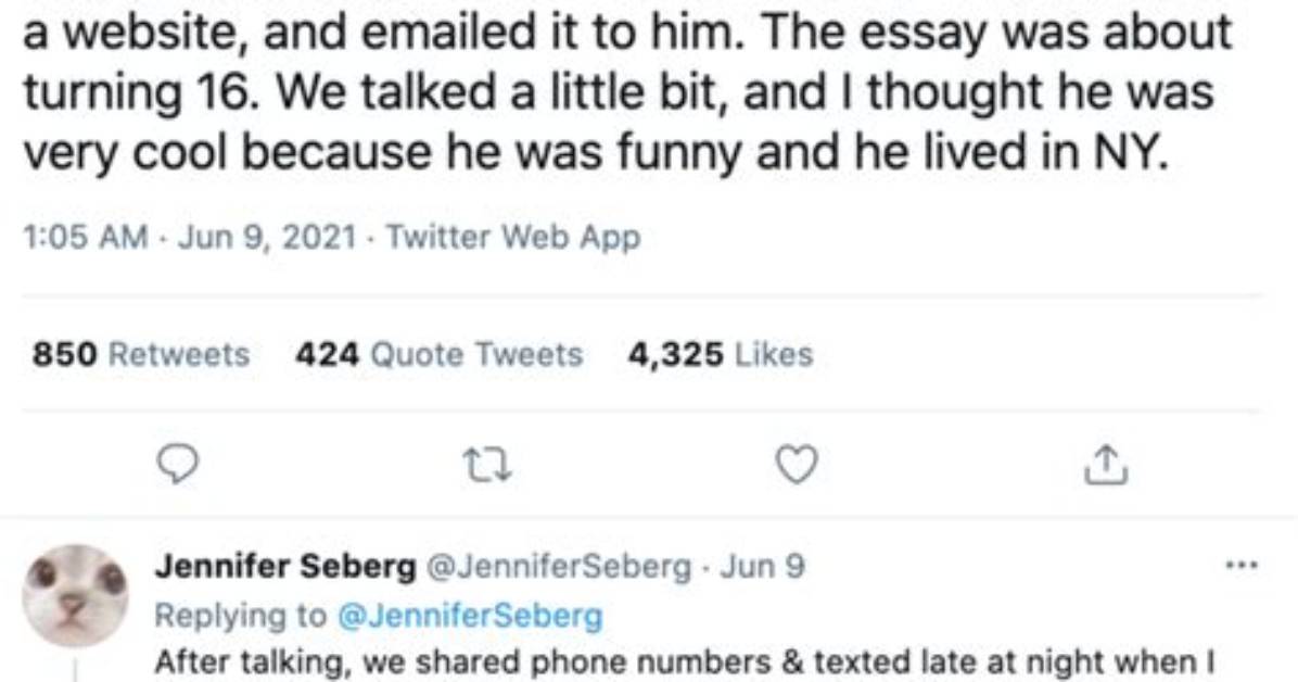 Who Is Virgil Texas Accuser Jennifer Seberg? Meet Her on Instagram