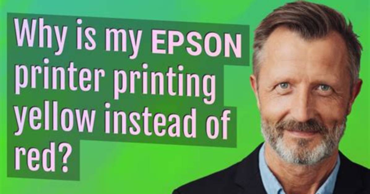 Why Is My Printer Only Printing Yellow